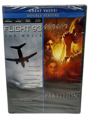 Flight 93 Partition Double Feature 2006 Jeffrey Nordling Lifetime America DVD